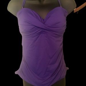 Kenneth Cole Tankini Top (Molded cups) Sz. M